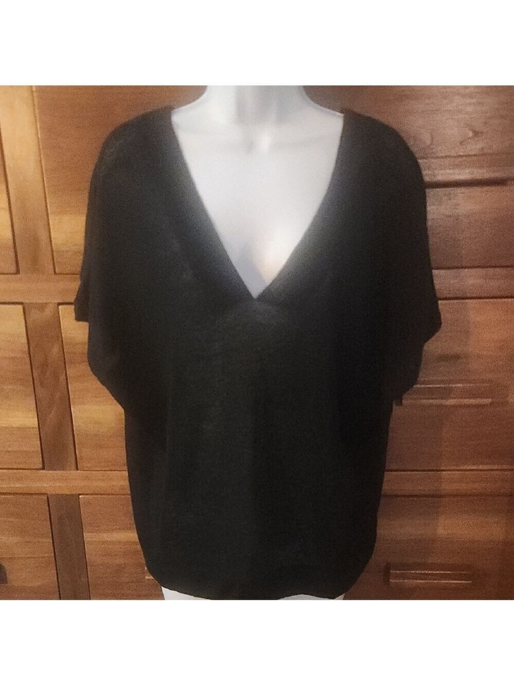 Victoria's Secret Elegant Black Sweater Poncho